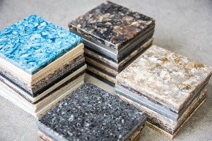 solid surface countertops material